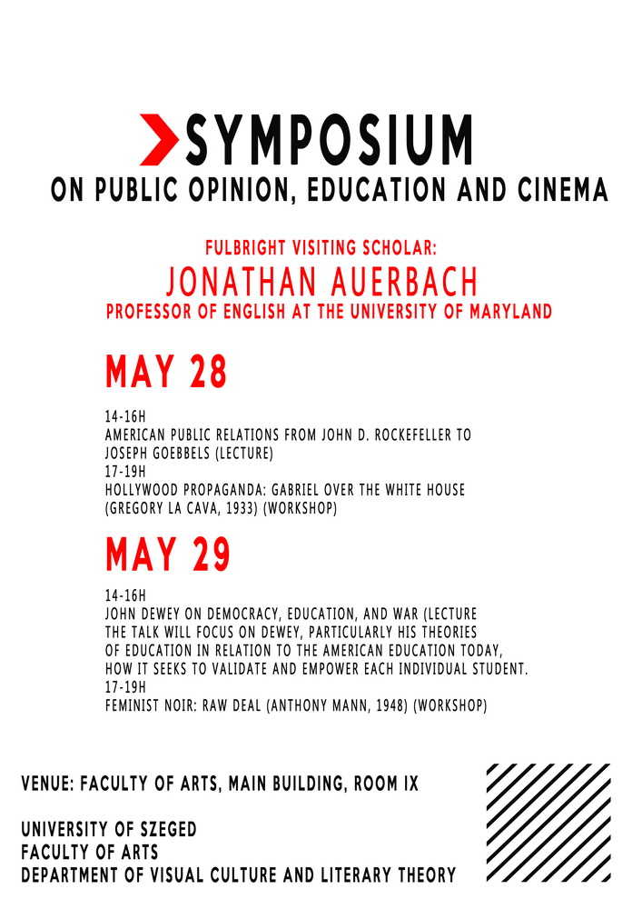 Symposium on Public Opinion, Education and Cinema